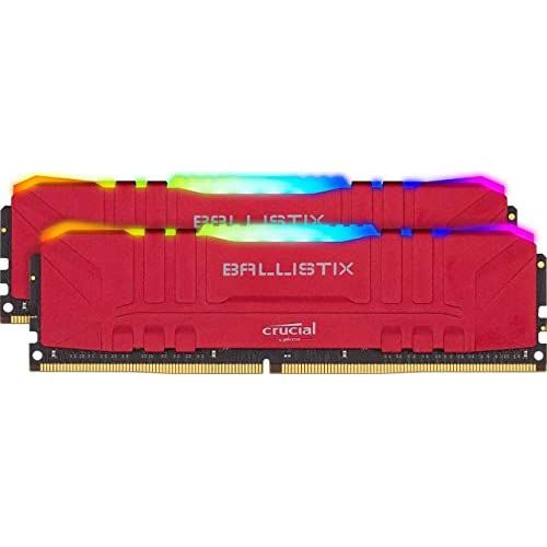 DDR4 8GB 3600 CRUCIAL BALLISTIX RGB WHITE/RED · Imagen 2