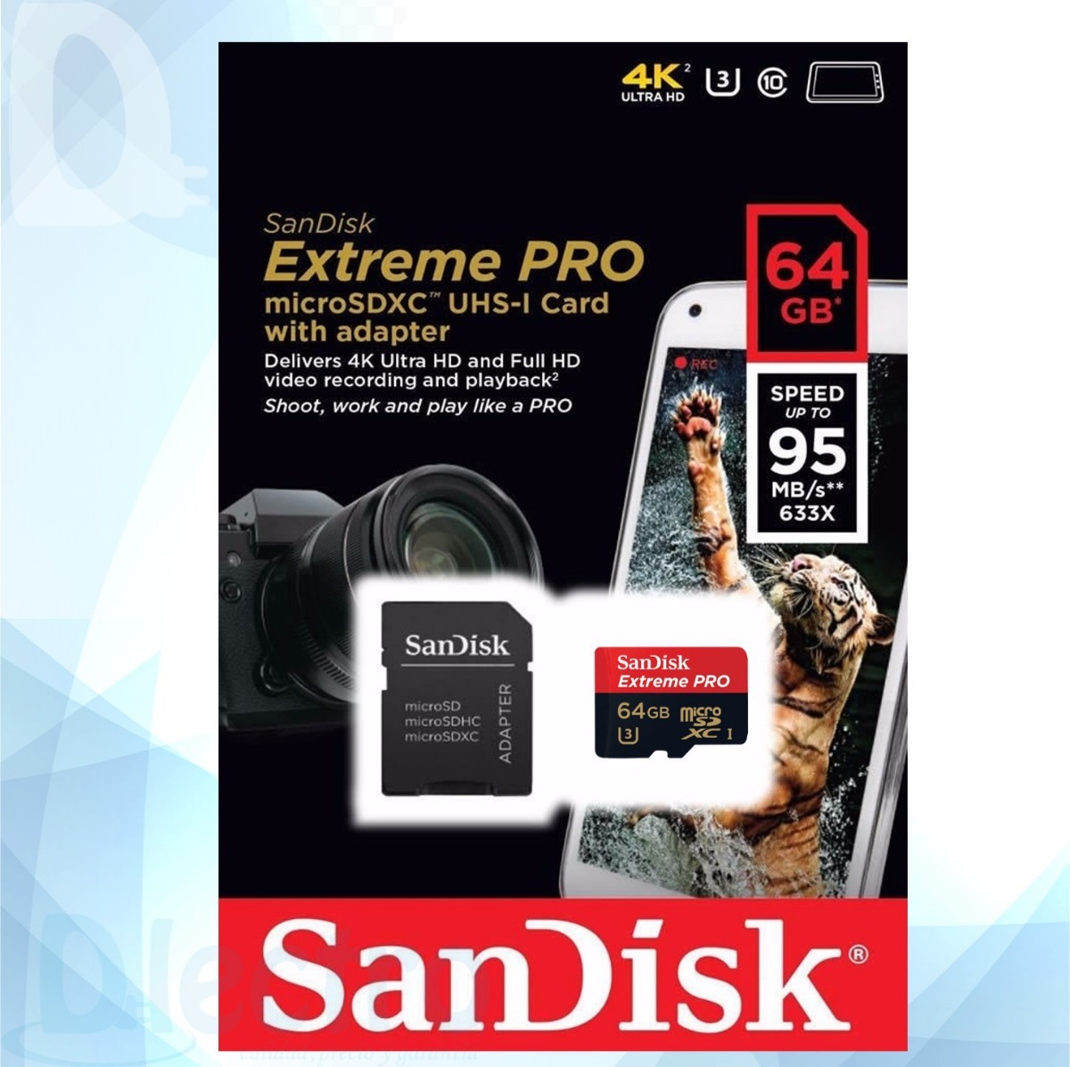 MICRO SD 64GB SANDISK C10 EXTREME PRO V30XC