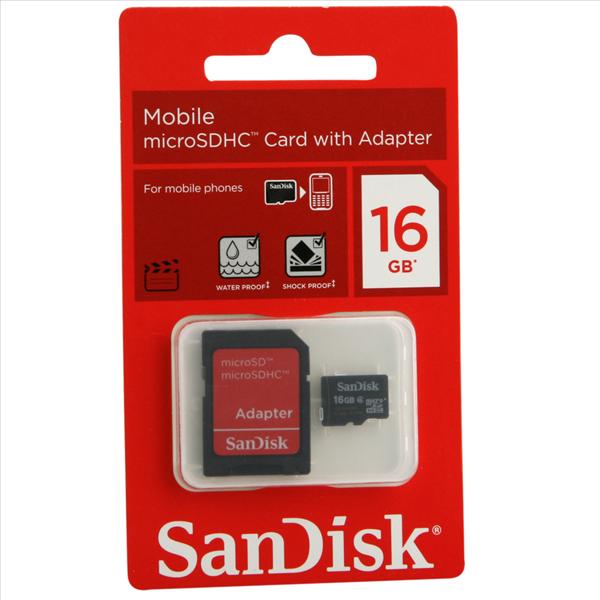 MICRO SD 16GB SANDISK