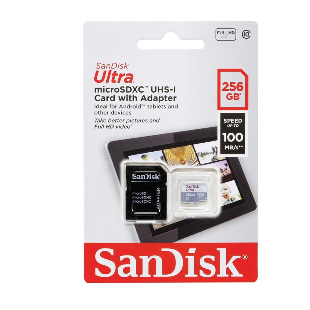 MICRO SD 256GB SANDISK ULTRA C10 SDSQUNR-256G-GN6TA	