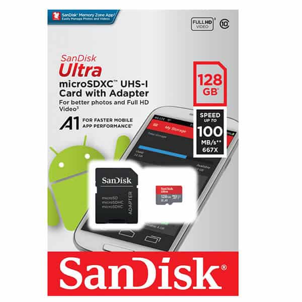 MICRO SD 128GB SANDISK C10 ULTRA