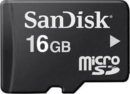 MICRO SD 16GB SANDISK C4 SIN ADAPTADOR