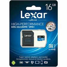 MICRO SD 16GB LEXAR C10
