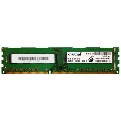 DDR3 4GB 1600 CRUCIAL