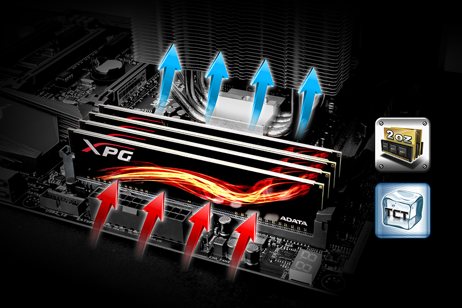 DDR4 16GB 3000 ADATA XPG FLAME · Imagen 2