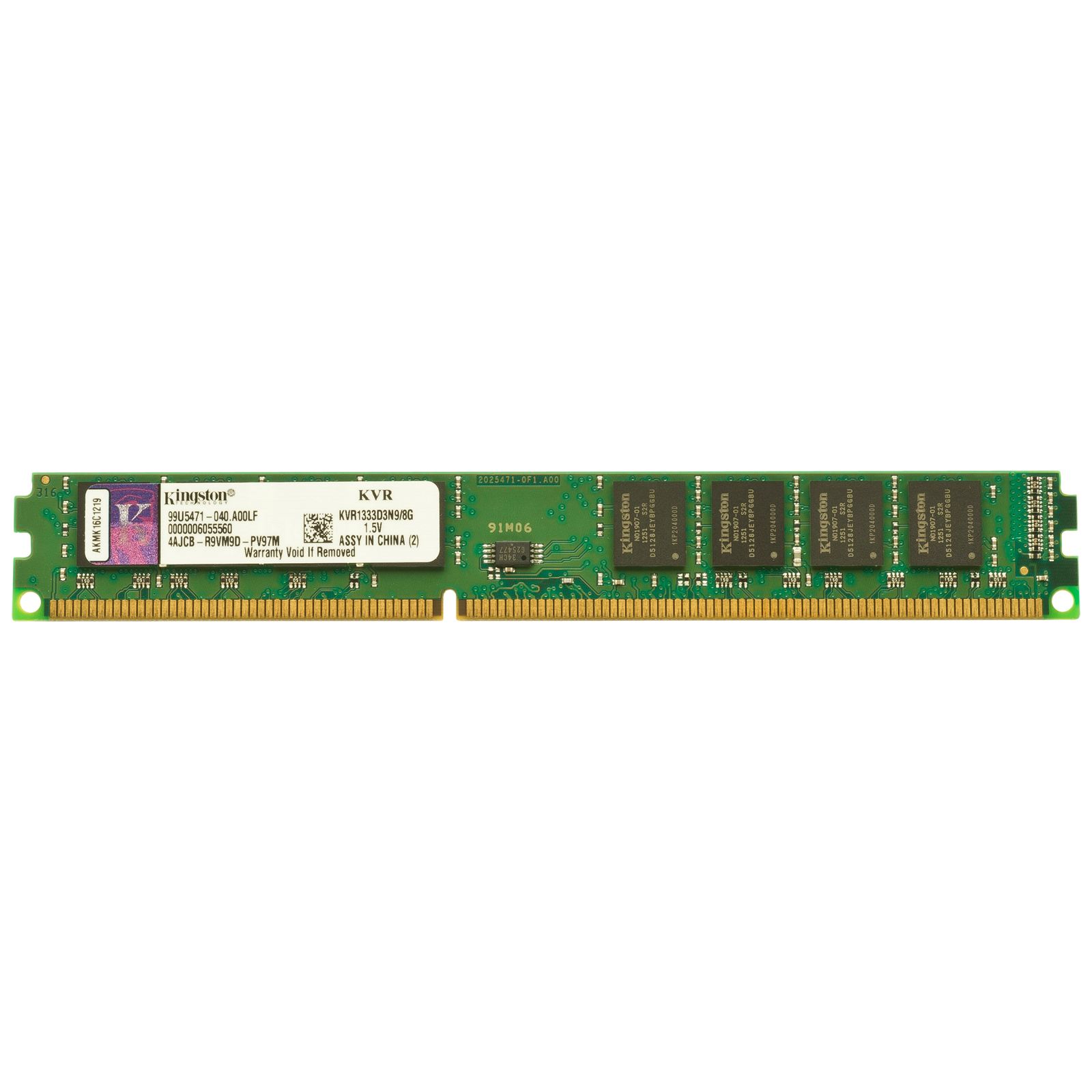 DDR3 8 GB 1333 KINGSTON