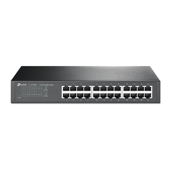 SWITCH TP-LINK SG1024D | 24 Puertos | Gigabit | Con soportes para RACK | Caja Metalica · Imagen 2