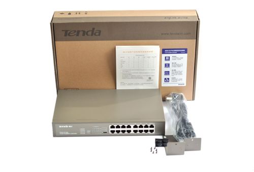 SWITCH TENDA TEG1016D | 16 Puertos | Gigabit | Rack | Metalico · Imagen 2