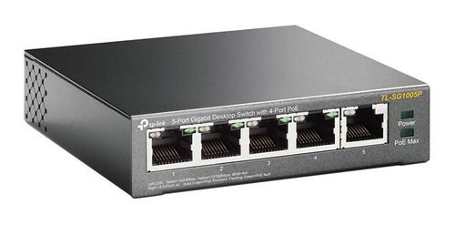 SWITCH TP-LINK SG1005P | 5 Puertos | POE 4 Puertos 56W Total · Imagen 2
