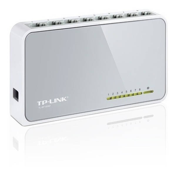 SWITCH TP-LINK TL-SF1008D | 8 Puertos | 10/100 Mbps | Carcasa de plástico · Imagen 3