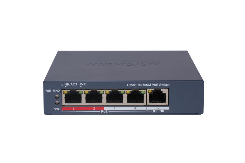 SWITCH HIKVISION DS-3E1105P-EI | 4 PUERTOS POE	