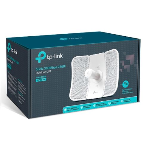 AP TP-LINK CPE610 PHAROS | 5GHz 300Mbps | 23dBi | PoE | OUTDOOR