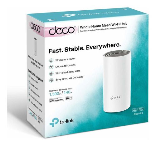 ROUTER MESH TP-LINK DECO E4 AC1200 (PACK x1) 
