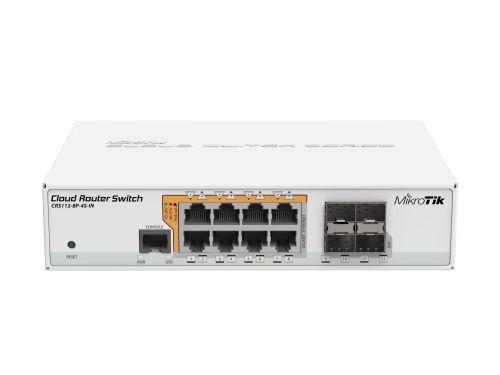 ROUTER MIKROTIK CR112-8P-4S-IN 8P GB POE + 4 SFP