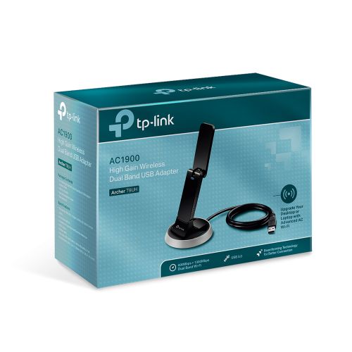 PLACA WIFI USB TP-LINK ARCHER T9UH AC1900 | Dual Band 2.4GHz y 5GHz | WPS 