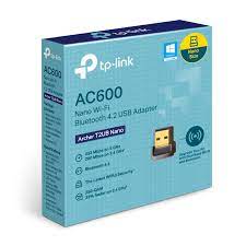 PLACA WIFI USB TP-LINK ARCHER T2UB NANO AC 600 | Dual Band 2.4GHz y 5GHz | Bluetooth 4.2