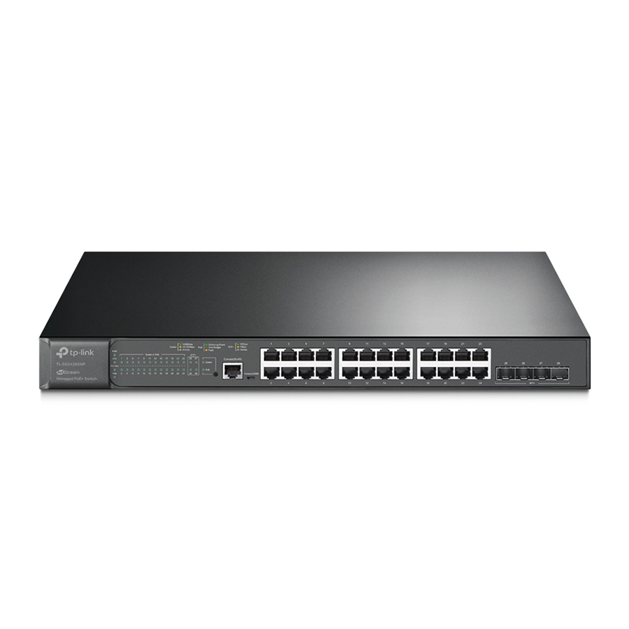 SWITCH TP-LINK TL-SG3428X-M2 | 24 Puertos 2.5G + 4 10GE SFP L2	
