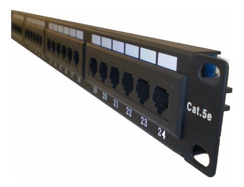 PATCH PANEL 24 PORTS GLC CE-4025 RACK CAT5E 19 PATCHERA · Imagen 2