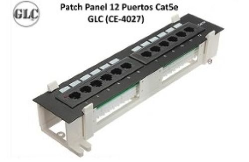 PATCH PANEL 12 PORTS GLC CE-4027 PARA PARED PATCHERA