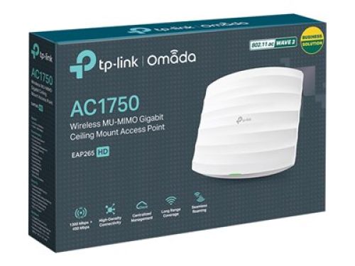 AP TP-LINK EAP265HD AC1750  | Dual Band 2.4GHz y 5GHz | PoE | MU-MIMO