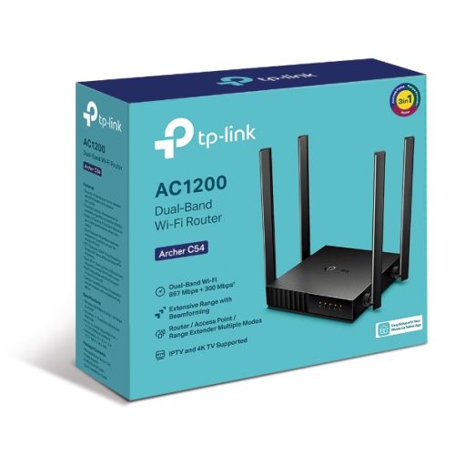 ROUTER TP-LINK ARCHER C54 AC1200 WIRELESS