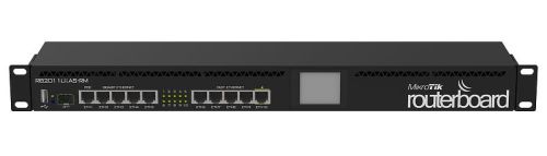 ROUTER MIKROTIK RB2011UIAS-RM RACK 10Ports-1 PoE +Base-T (x) WAN GIGA BALANCEADOR