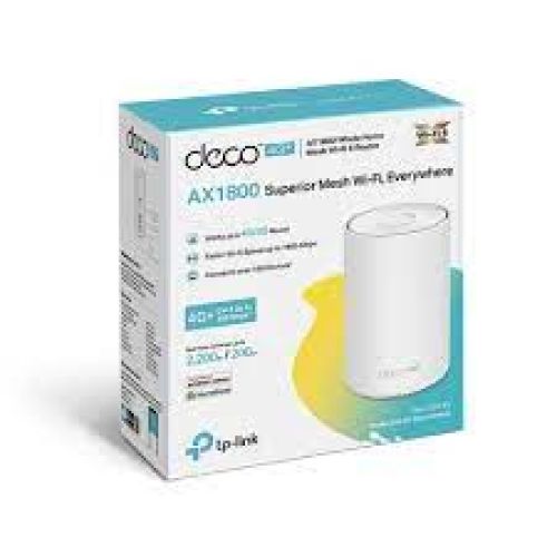 ROUTER MESH TP-LINK DECO X20 (PACK x1) AX1800 | Dual Band 2.4GHz y 5GHz | WiFi 6 
