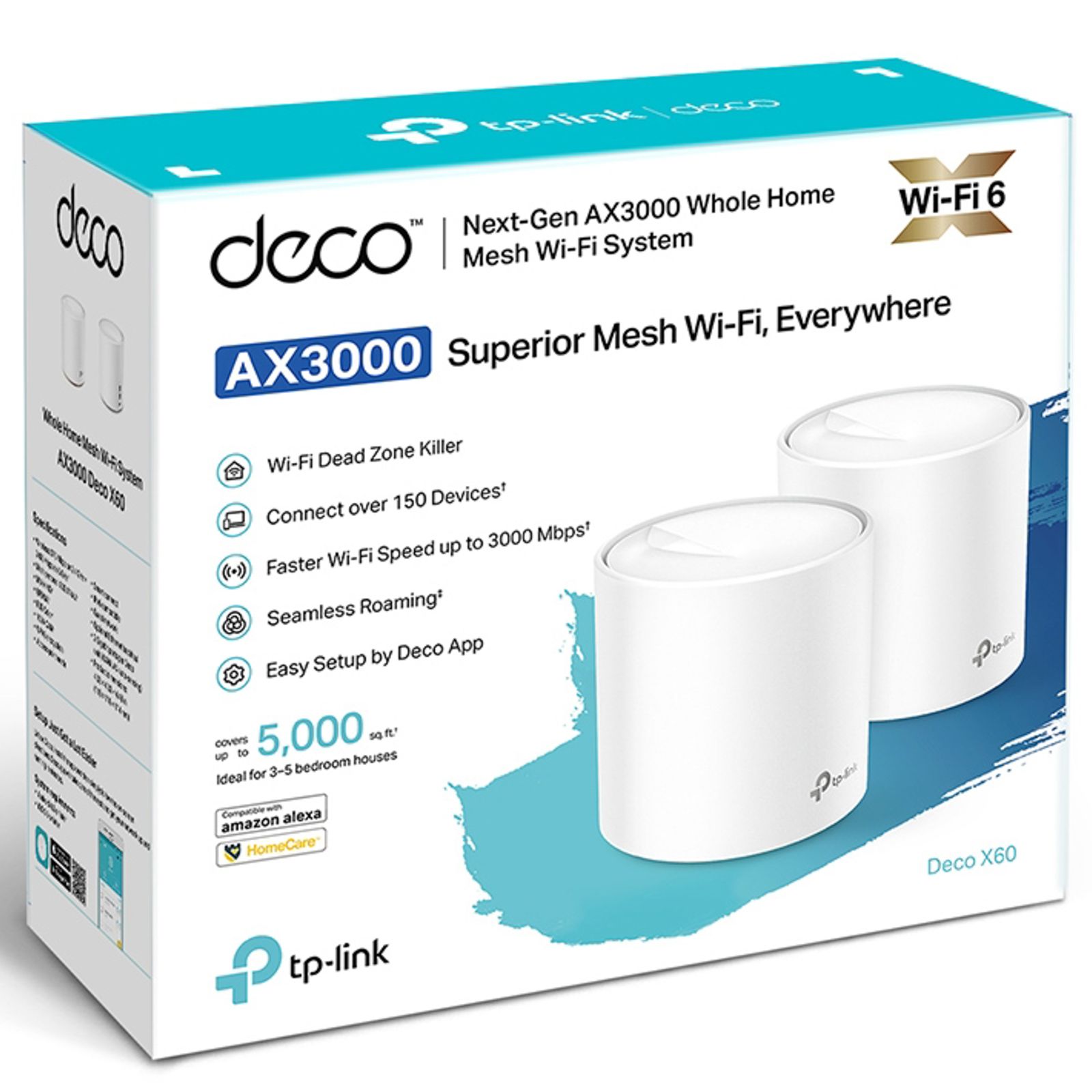 ROUTER MESH TP-LINK DECO X50 (Pack x2) AX3000