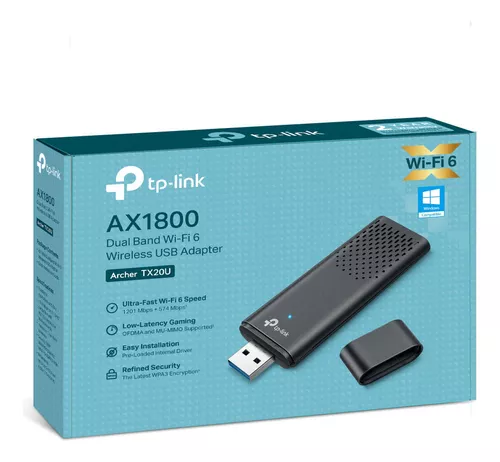 PLACA WIFI USB TP-LINK ARCHER TX20U AX1800 WIFI 6
