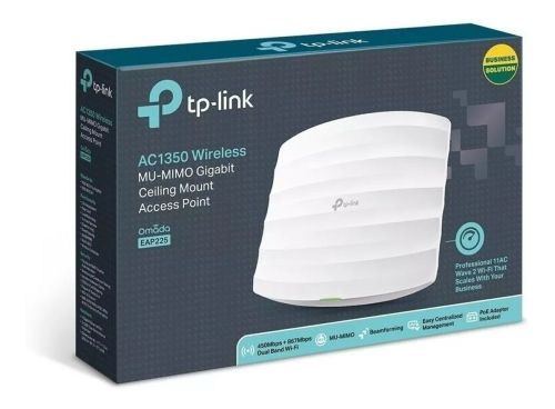 AP TP-LINK EAP225 OMADA AC1350 | Dual Band 2.4GHz y 5GHz | PoE | MU-MIMO