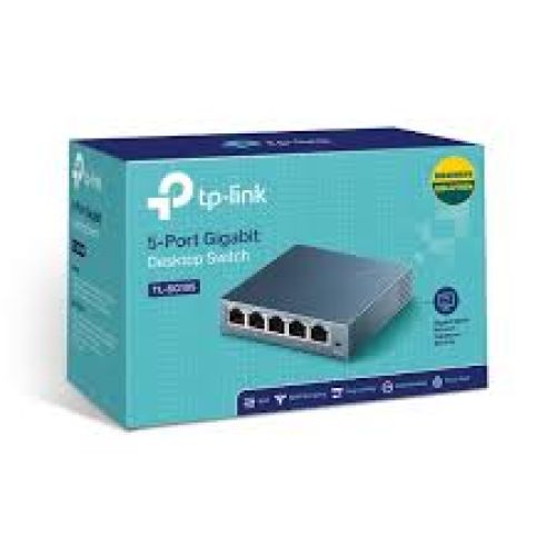 SWITCH TP-LINK TL-SG105E | 5 Puertos | Gigabit | Administrable OMADA | Cubierta de Acero · Imagen 2