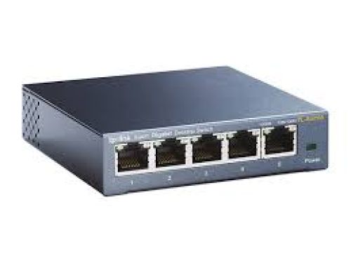SWITCH TP-LINK TL-SG105E | 5 Puertos | Gigabit | Administrable OMADA | Cubierta de Acero