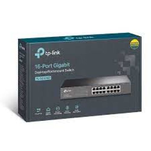 SWITCH TP-LINK TL-SG1016DE | 16 Puertos | Gigabit | Caja Metalica