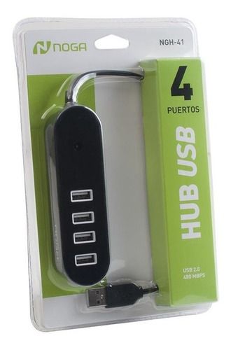HUB USB 2.0 4 PUERTOS NGH-41