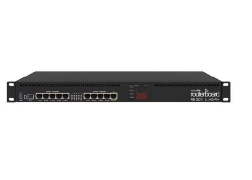 ROUTER MIKROTIK RB3011UIASRM-RB RACK 8Ports WAN GIGA BALANCEADOR