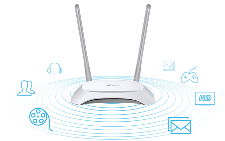 ROUTER TP-LINK WR850N | 2.4GHz 300Mbps | WIFI | Multi-SSID · Imagen 2