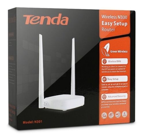 ROUTER WIFI TENDA 300MBPS N301 (40) · Imagen 2