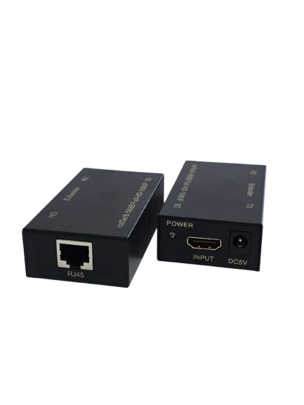 EXTENSOR HDMI UTP RED 60 MTS (1 UTP) CON FUENTE ZEX-60MHP	
