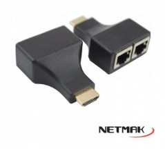 EXTENSOR HDMI POR CABLE UTP (HASTA 30 MTS) CAT5/6 NM-C56	