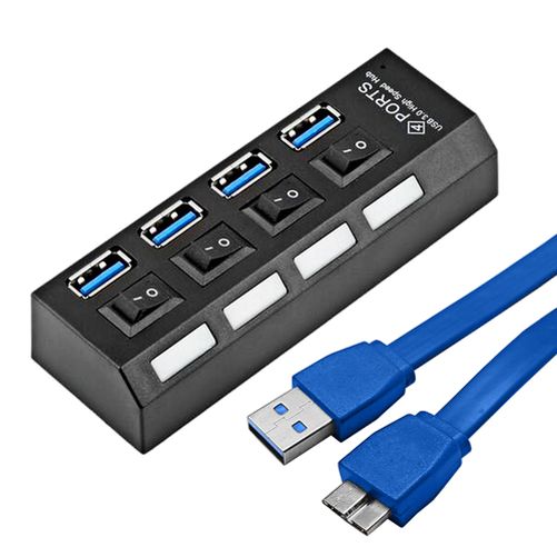 HUB USB 3.0 4 PUERTOS INTCO KQ007H