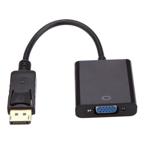 CONVERSOR DISPLAYPORT MACHO A VGA HEMBRA