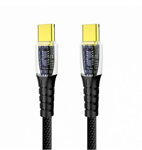 CABLE TIPO C A TIPO C 1MTS NETMAK NM-122 LUZ LED