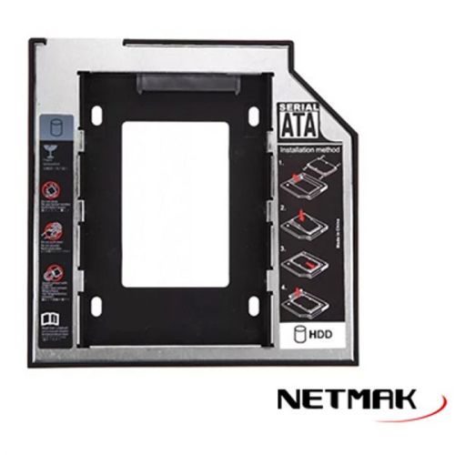 CADDY DISK SATA 2.5 DE 12.7 NETMAK