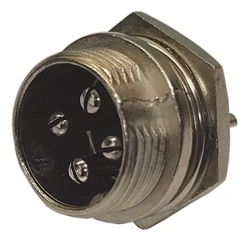CONECTOR GX16 4 PINES M AVIACION A C	