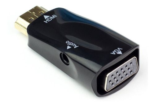 ADAPTADOR HDMI MACHO A VGA HEMBRA CON AUDIO 09-031D sin alimentacion externa