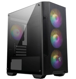 GABINETE MSI GAMER MAG FORGE M100A FAN RGB SIN FUENTE	