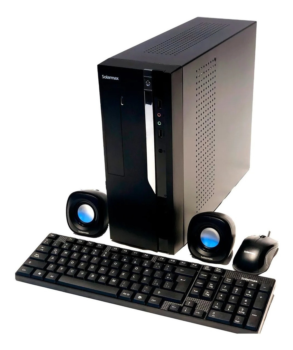 KIT ATX SOLARMAX SLIM CI-S102 FUENTE 600W MODELO KC-EAA-600 | TECLADO-MOUSE-PARLANTE