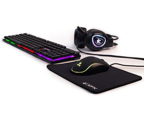 COMBO GAMER XFX GKP-01 (MOUSE+PAD+TECLADO+AURICULAR) .comb