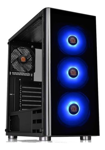 GABINETE THERMALTAKE V200 TG RGB EDITION FUENTE 500W CA-3K8-50M1WG-01