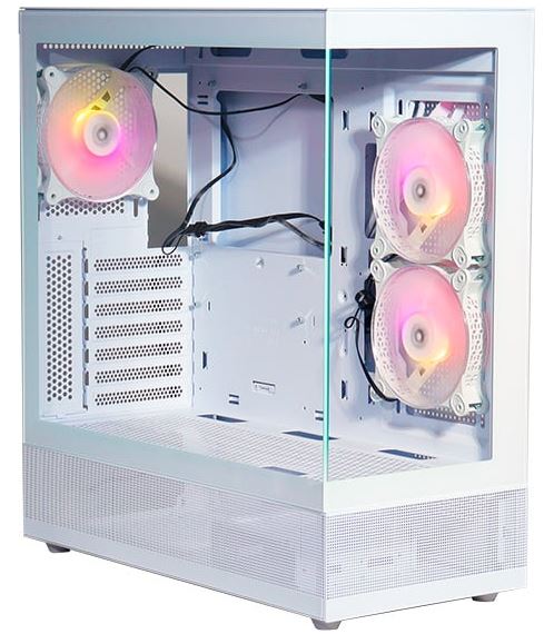 GABINETE GAMER SOLARMAX CM-W930-SF | BLANCO 